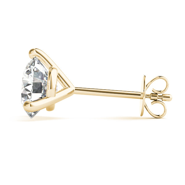 Round Brilliant Martini Set Diamond Studs 3/4ctw.