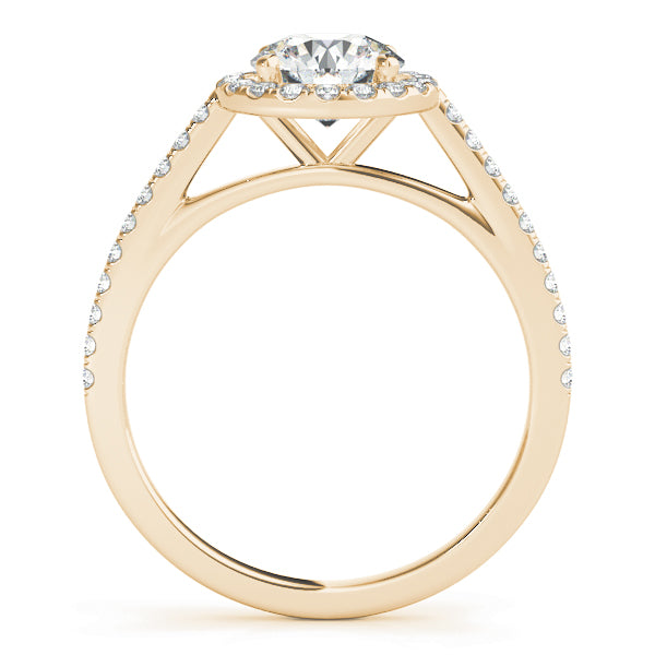 "Emeline" Round Brilliant Halo Engagement Ring