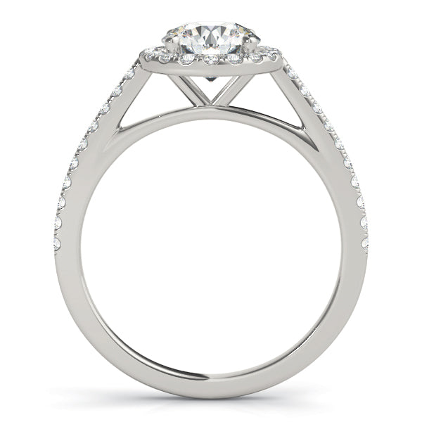 "Emeline" Round Brilliant Halo Engagement Ring