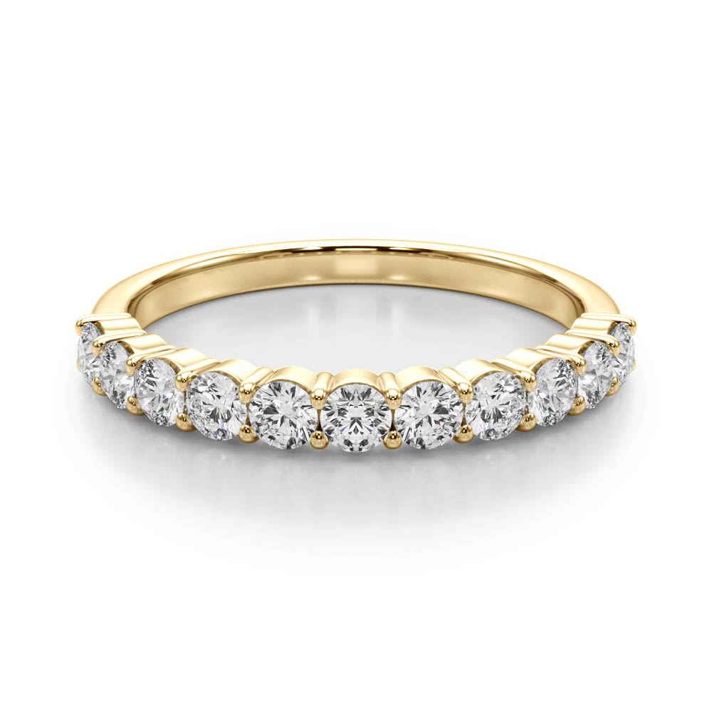 Shared Prong Diamond Wedding Band 1/5ctw.