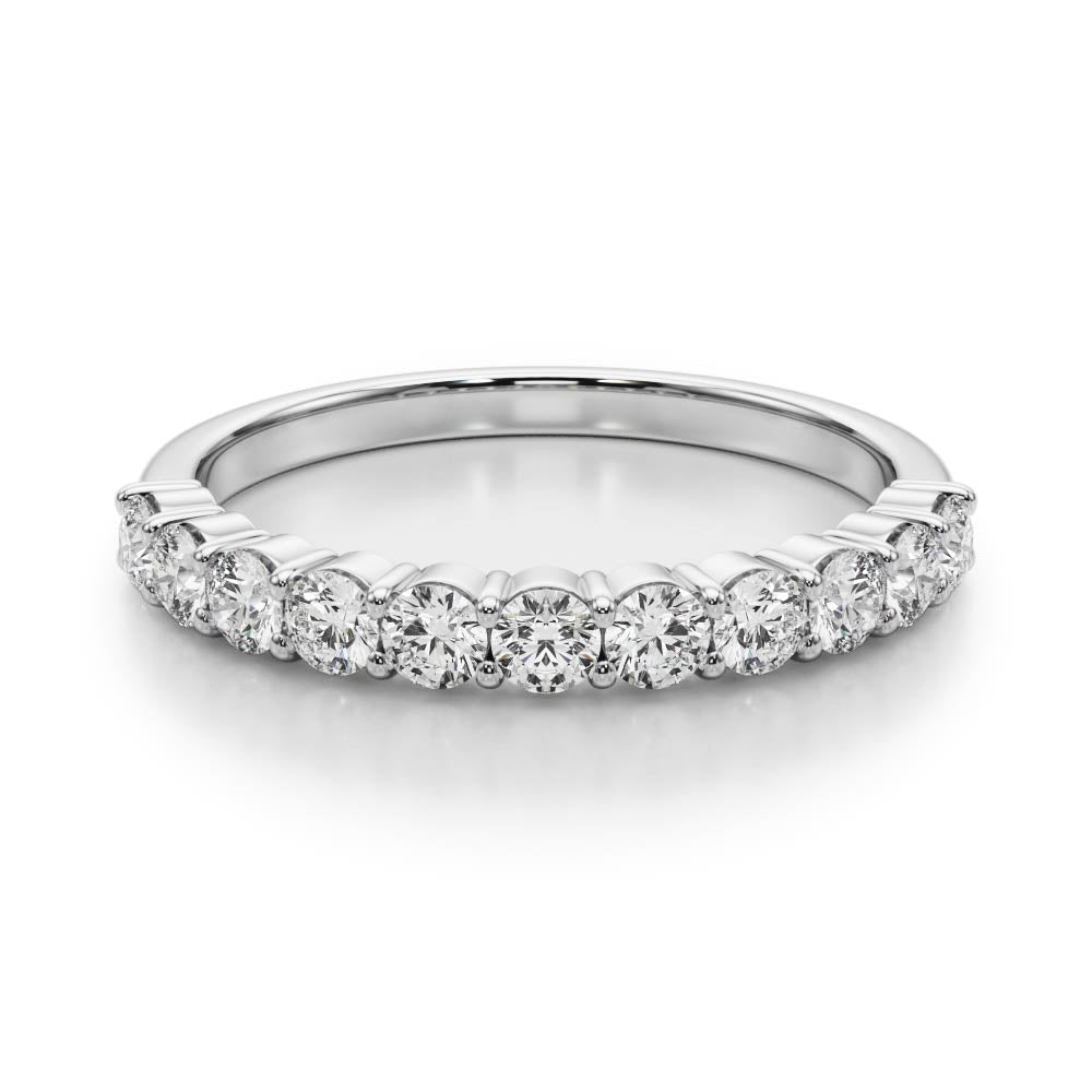 Shared Prong Diamond Wedding Band 1/5ctw.
