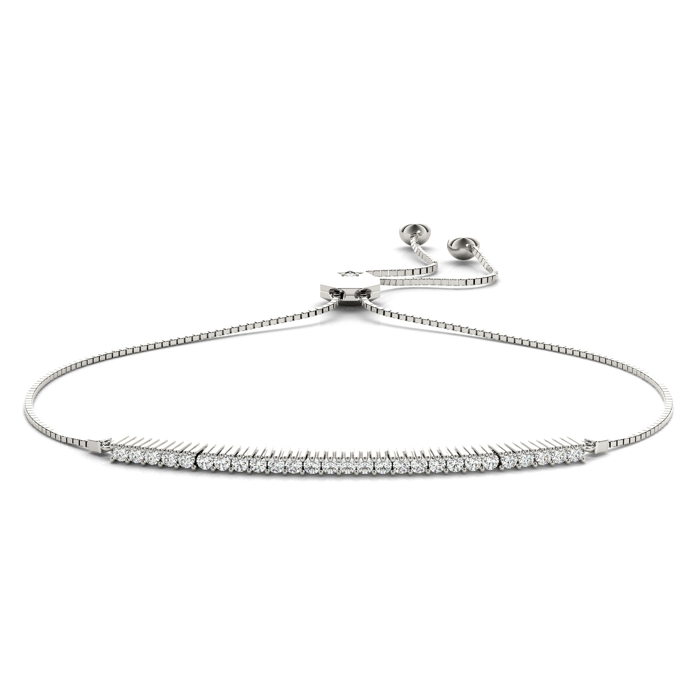 Diamond Bolo Bracelet