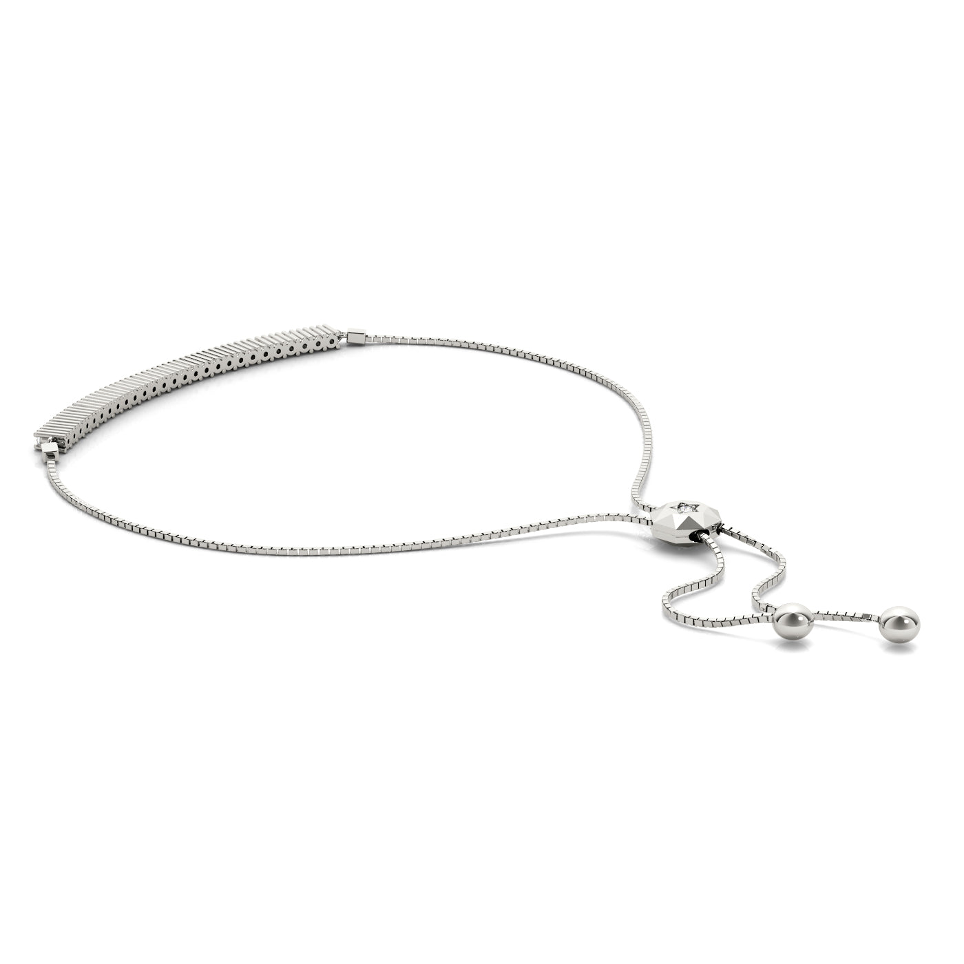 Diamond Bolo Bracelet