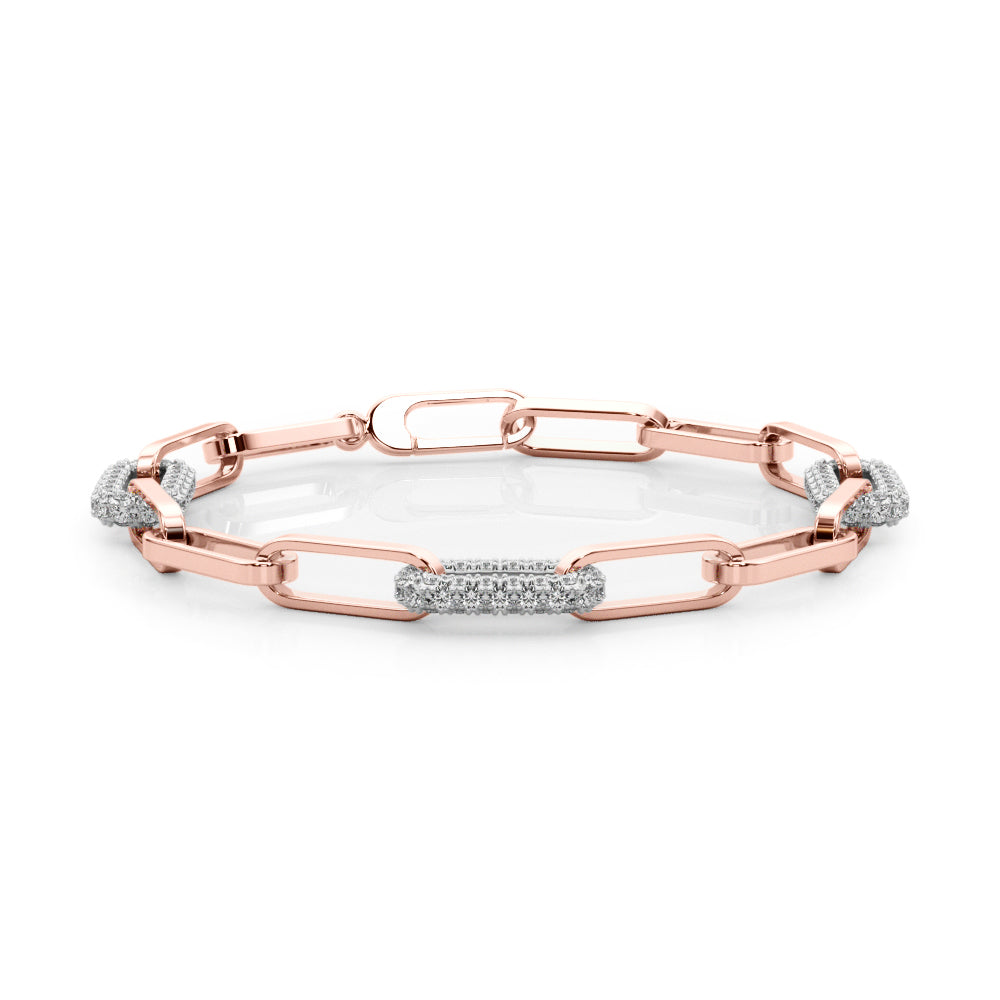 Diamond Eternity Link Bracelet