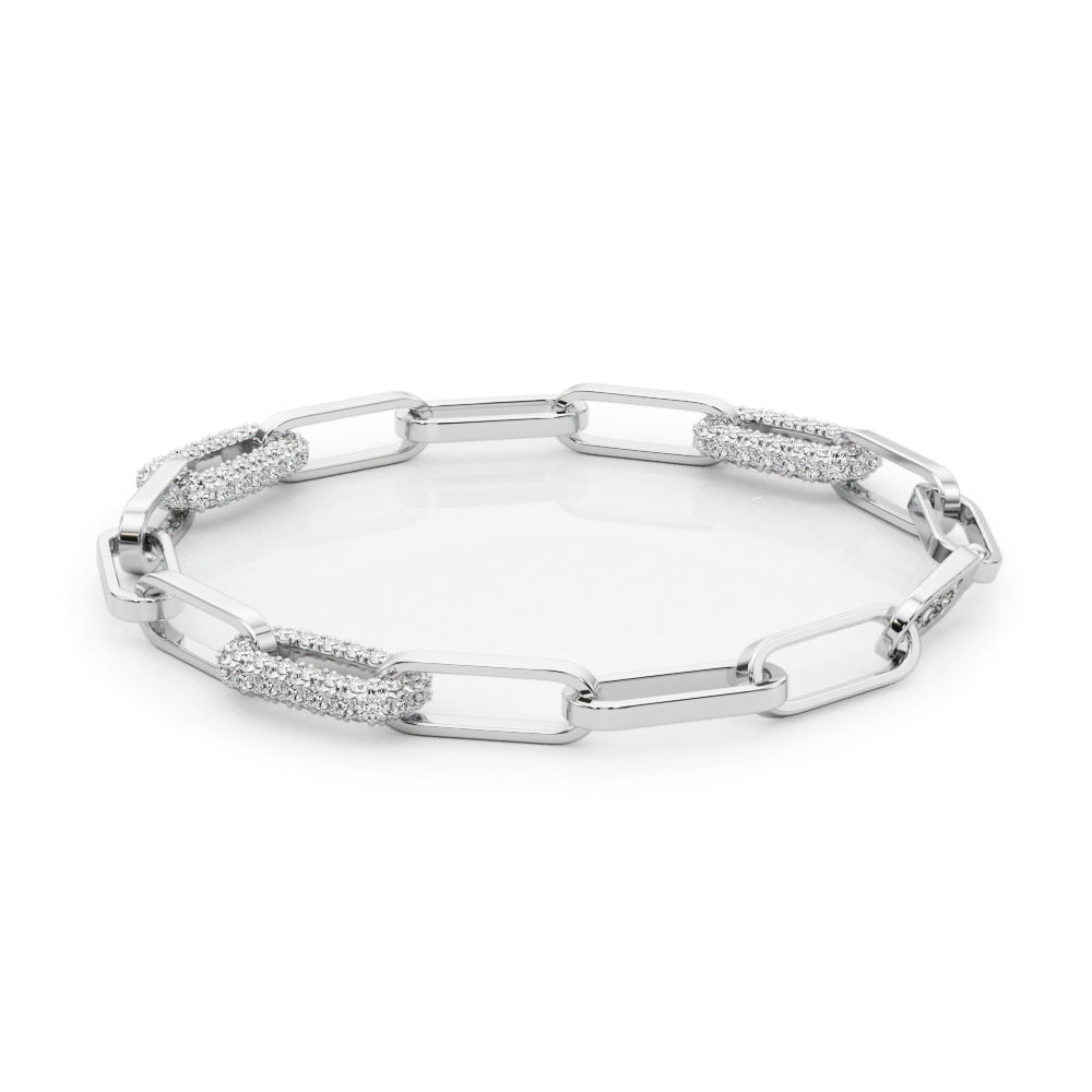 Diamond Eternity Link Bracelet