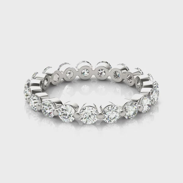 "Genevieve" Diamond Wedding Band