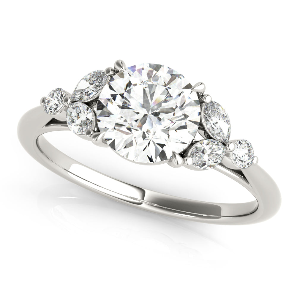 "Flora" Cluster Style Engagement Ring