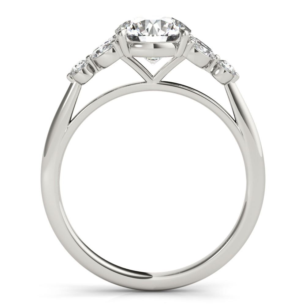 "Flora" Cluster Style Engagement Ring