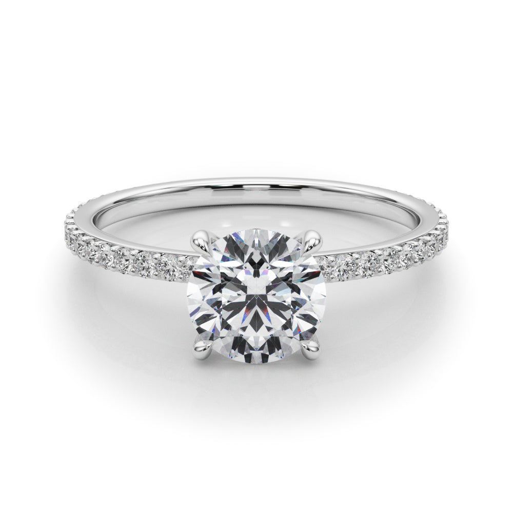 "Rebecca" Hidden Halo Engagement Ring