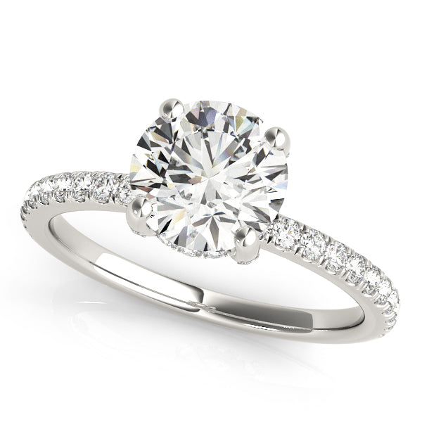 "Rebecca" Hidden Halo Engagement Ring