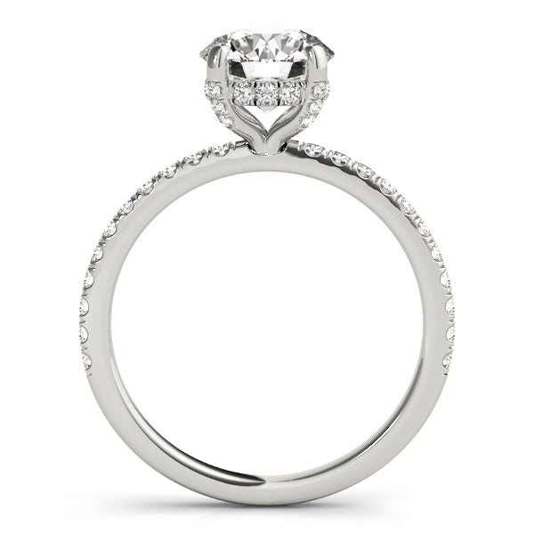 "Rebecca" Hidden Halo Engagement Ring