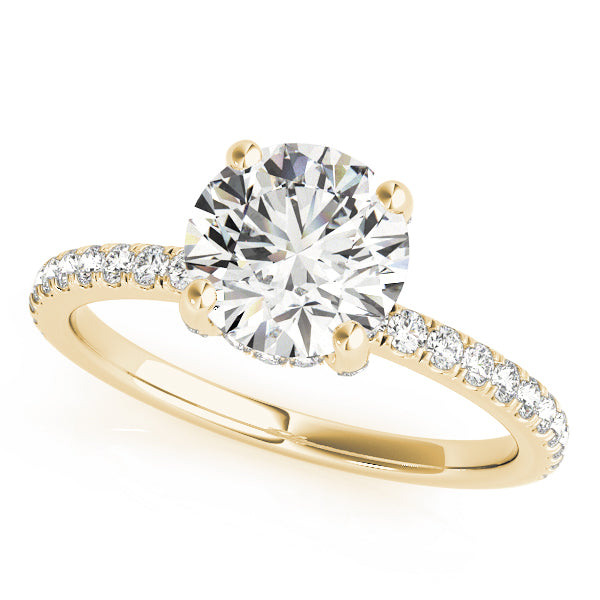 "Rebecca" Hidden Halo Engagement Ring