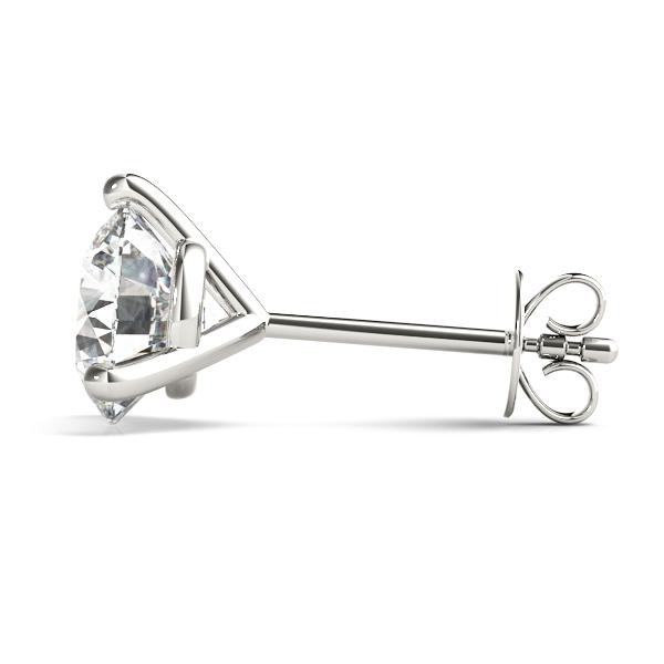 Round Brilliant Martini Set Diamond Studs 1/3ctw.