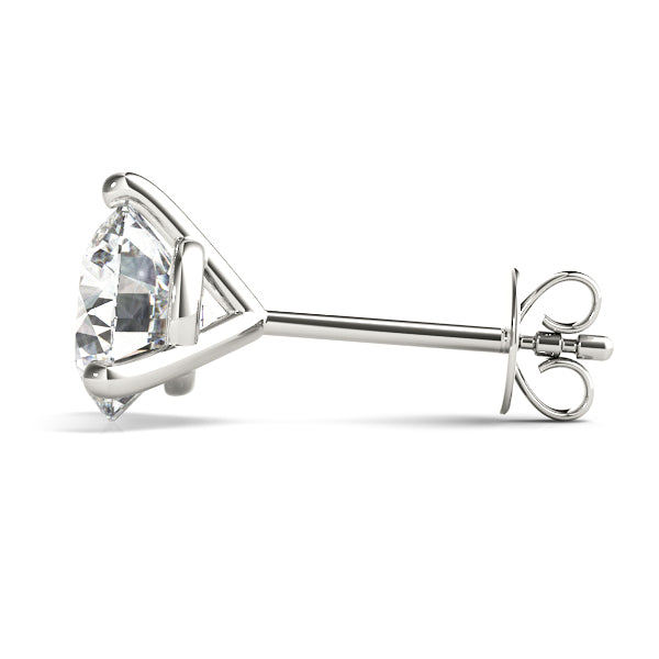 Round Brilliant Martini Set Diamond Studs 3/4ctw.