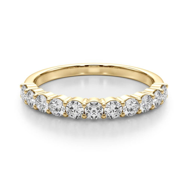 Shared Prong Diamond Wedding Band 1/5ctw.