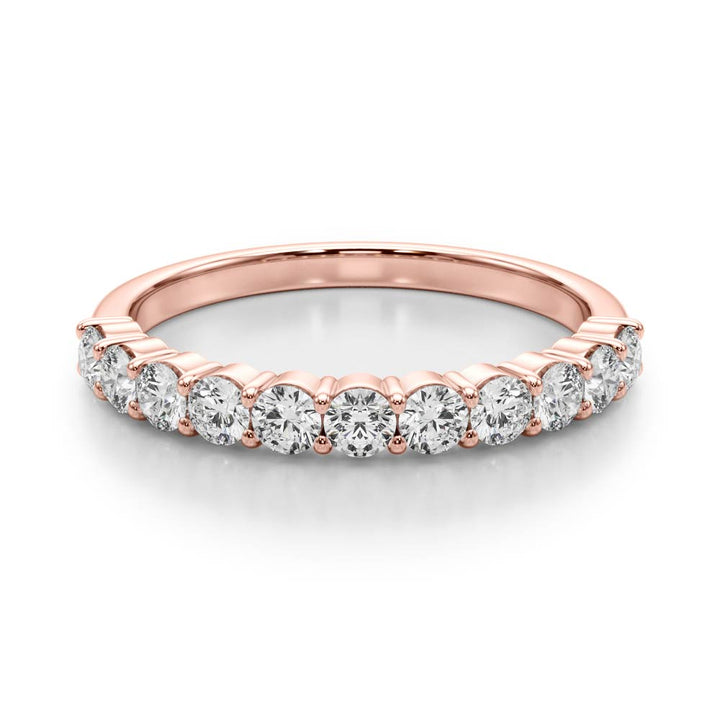 Shared Prong Diamond Wedding Band 1/5ctw.