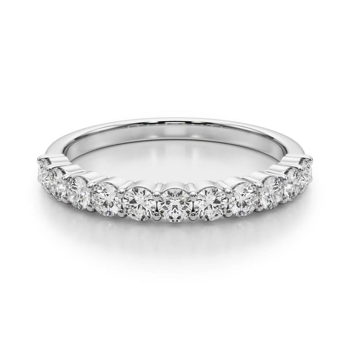 Shared Prong Diamond Wedding Band 1/5ctw.