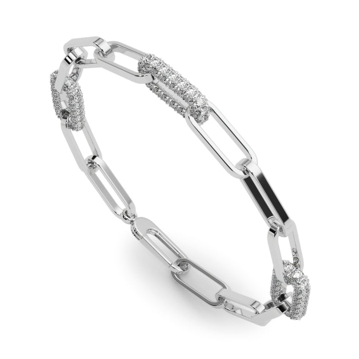 Diamond Eternity Link Bracelet