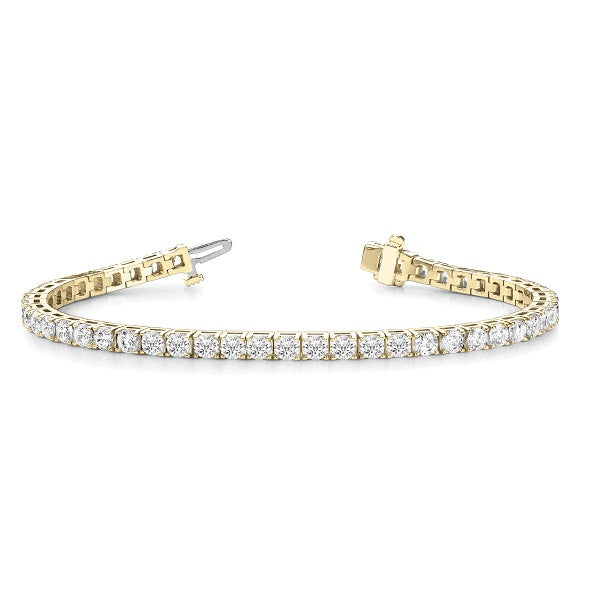 Straight Line Lab Grown Diamond Tennis Bracelet