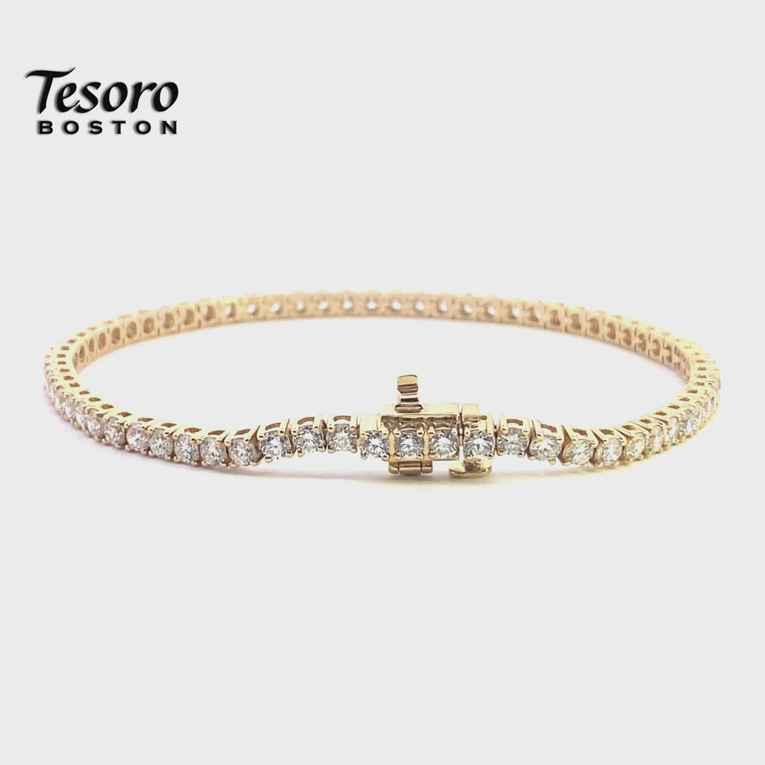 Lab Grown Diamond Tennis Bracelet