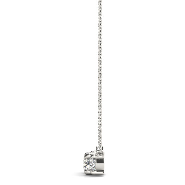 Past Present &amp; Future Three Stone Diamond Necklace