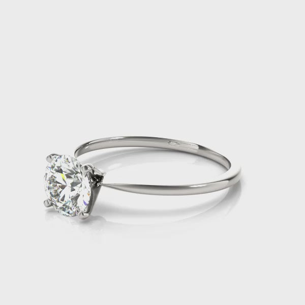 "Town &amp; Country" Solitaire Engagement Ring