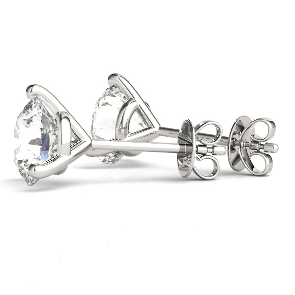 Round Brilliant Martini Set Diamond Studs 1/2ctw.