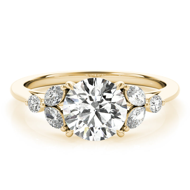 "Flora" Cluster Style Engagement Ring