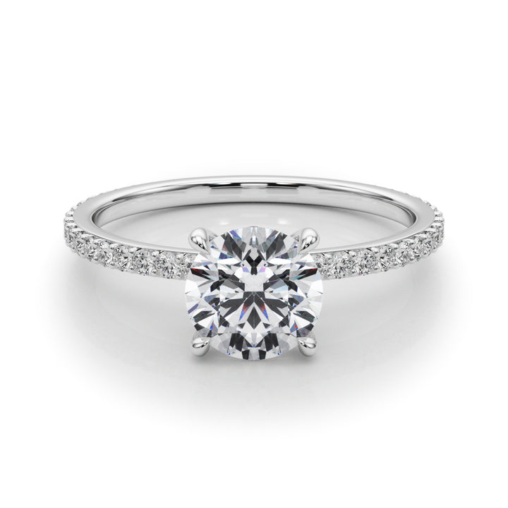 "Rebecca" Hidden Halo Engagement Ring