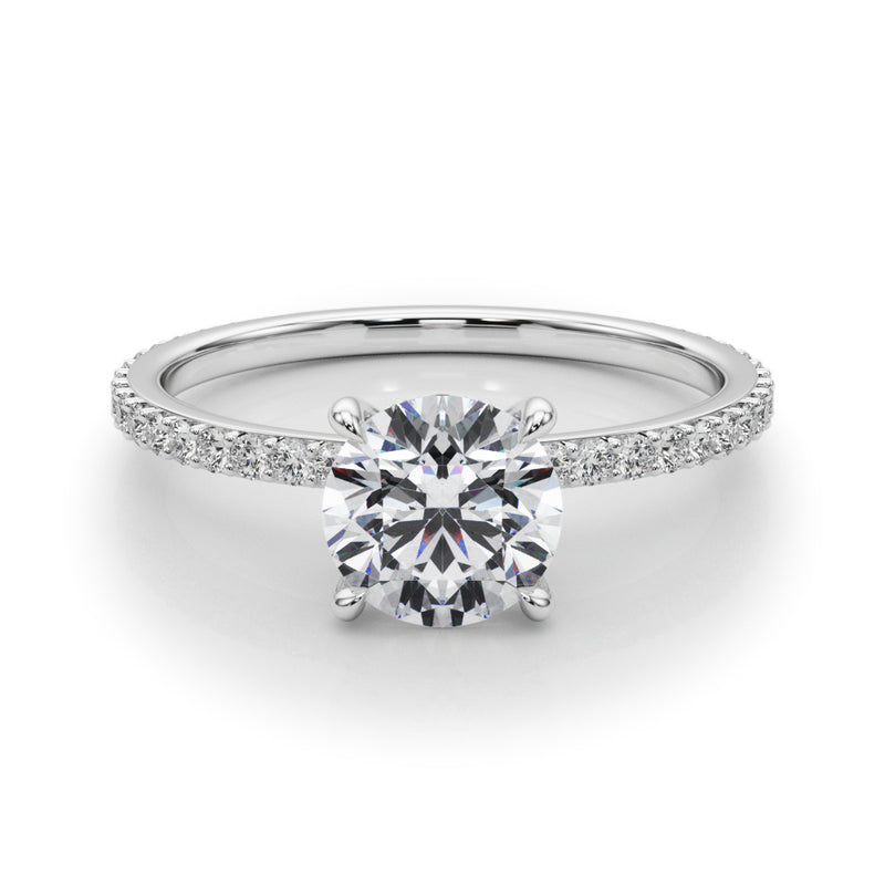 "Rebecca" Hidden Halo Engagement Ring